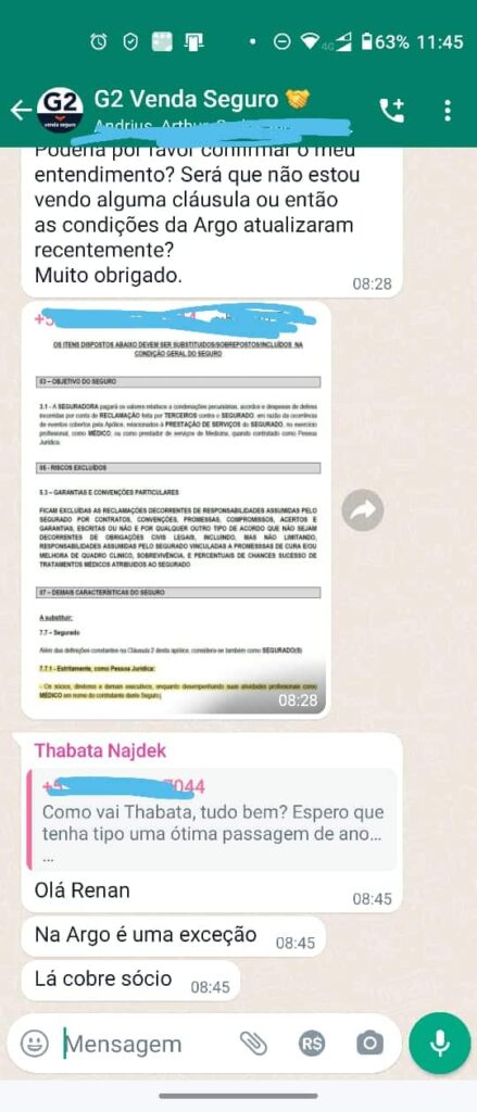 Grupo de Consultoria Thabata Najdek / Venda Seguro