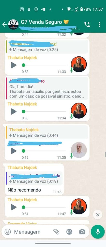 Grupo de Consultoria Thabata Najdek / Venda Seguro